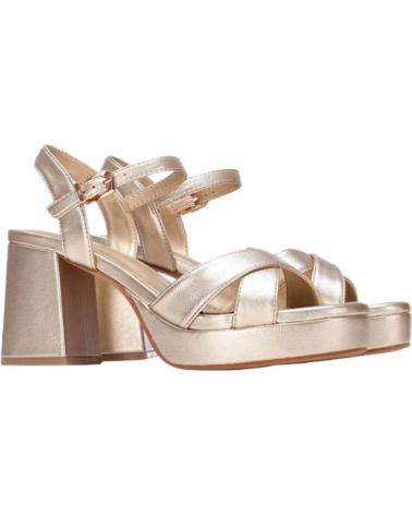 XTI SANDALIAS DE TACÓN 145288 CON PLATAFORMA DORADO