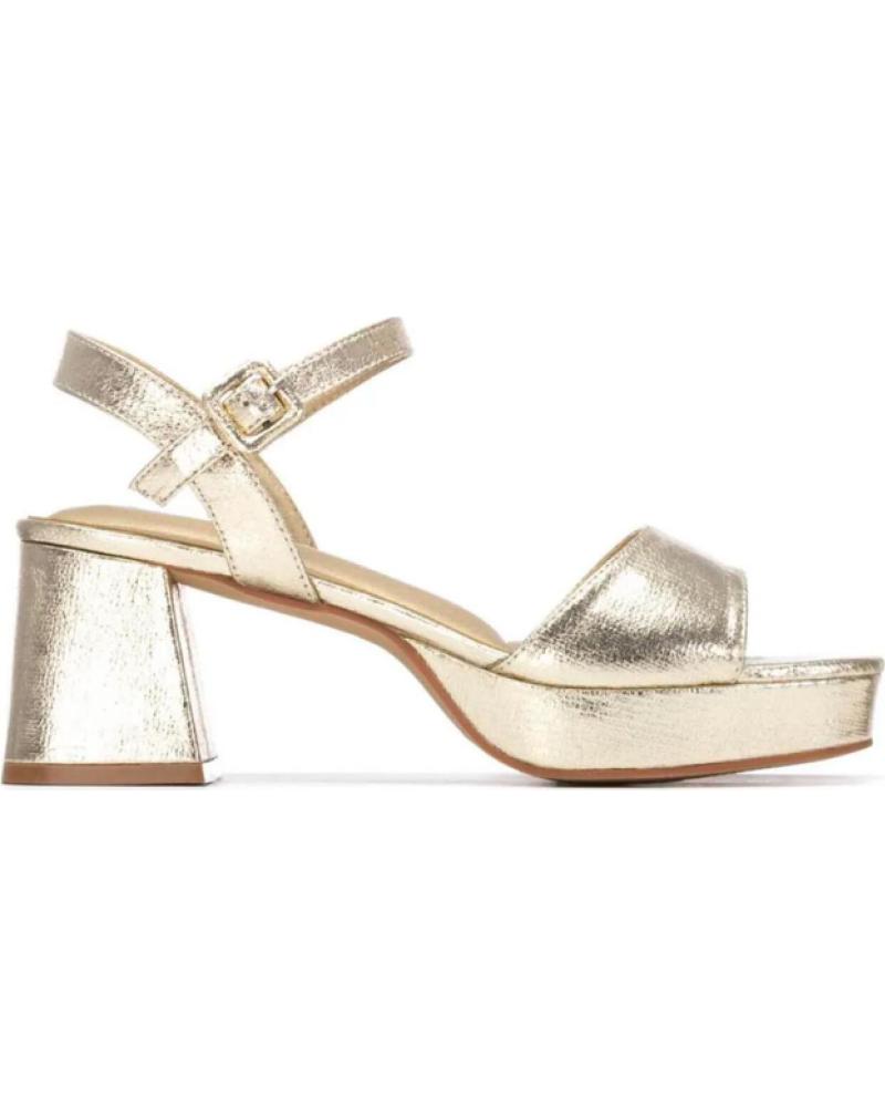 XTI SANDALIAS DE TACON MUJER 145137 ORO DORADO