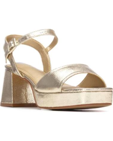 XTI SANDALIAS DE TACON MUJER 145137 ORO DORADO