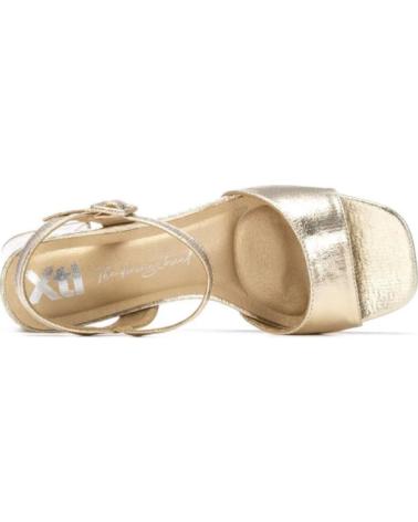 XTI SANDALIAS DE TACON MUJER 145137 ORO DORADO