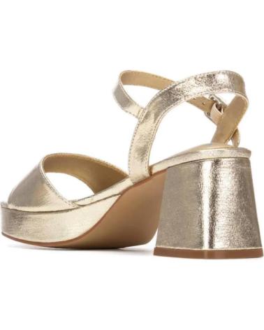 XTI SANDALIAS DE TACON MUJER 145137 ORO DORADO