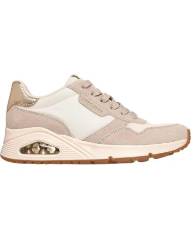 SKECHERS SKECHERS UNO TÊNIS FEMININO BEGE BEIGE