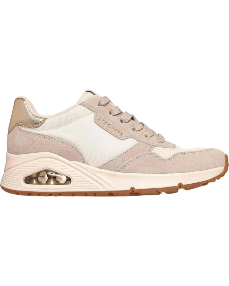 SKECHERS SKECHERS UNO TÊNIS FEMININO BEGE BEIGE