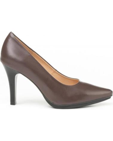 Zapatos de tacón EVA MAÑAS  pour Femme SALON PIEL SOFT 1500  MARRON