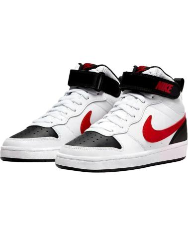 NIKE ZAPATILLAS NINOS COURT BOROUGH MID 2 CD7782 BLANCO