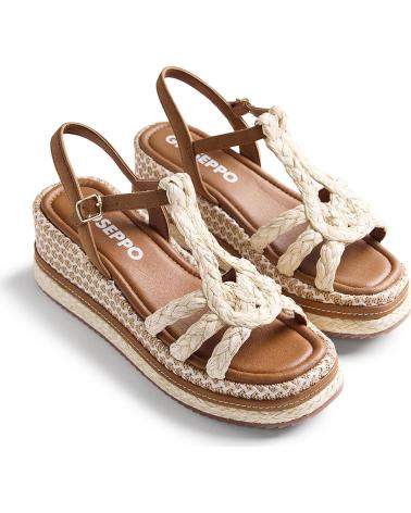 GIOSEPPO ZAPATOS ZAPATOS MUJER SANDALIAS MODELO HARCOURT COLOR MARRON MARRóN