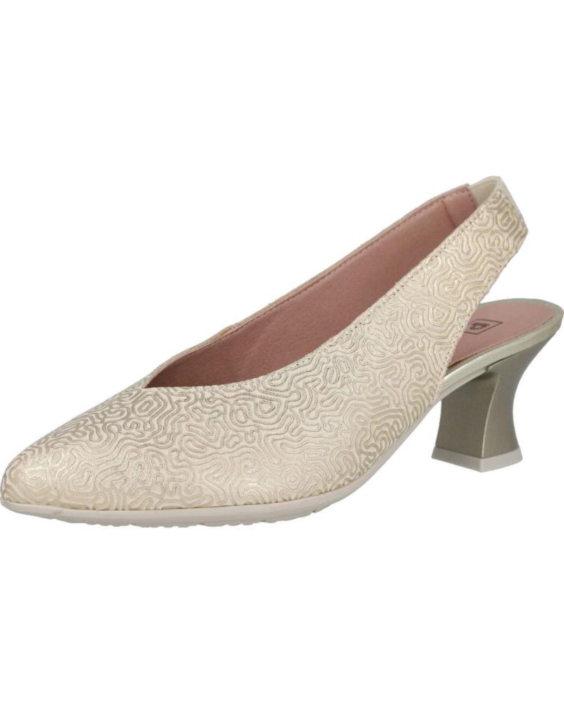PITILLOS 11180 ZAPATO DESTALONADO TACON BAJO MUJER ORO