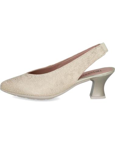 PITILLOS 11180 ZAPATO DESTALONADO TACON BAJO MUJER ORO
