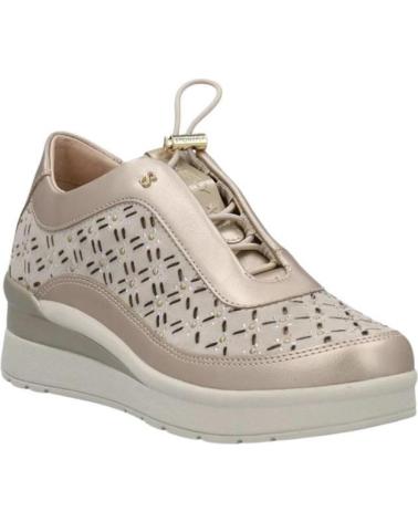 STONEFLY ZAPATILLAS STONEFLY CON PLATAFORMA Y TROQUELADO EN NOBUK BEIG