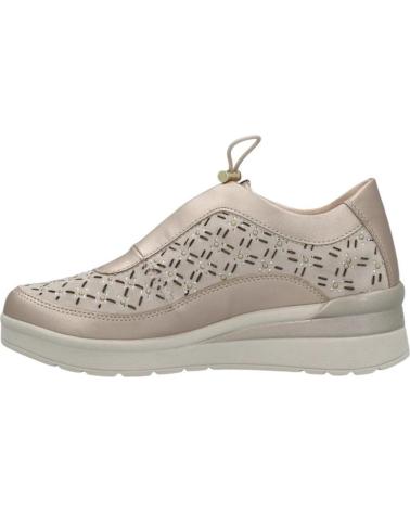 STONEFLY ZAPATILLAS STONEFLY CON PLATAFORMA Y TROQUELADO EN NOBUK BEIG