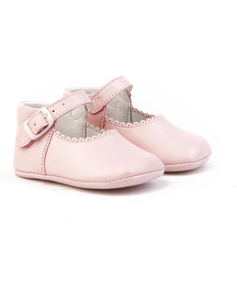 girl Infant ANGELITOS ZAPATO PATUCO PIEL 240 ROSA