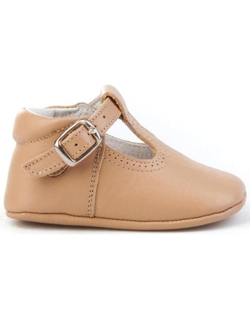 boy Infant ANGELITOS ZAPATO PATUCO PIEL 247  CAMEL