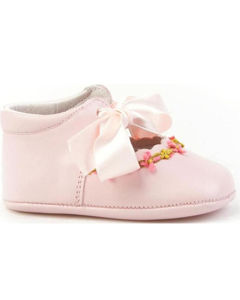 Bebé de Niña ANGELITOS ZAPATO PATUCO PIEL 253 ROSA