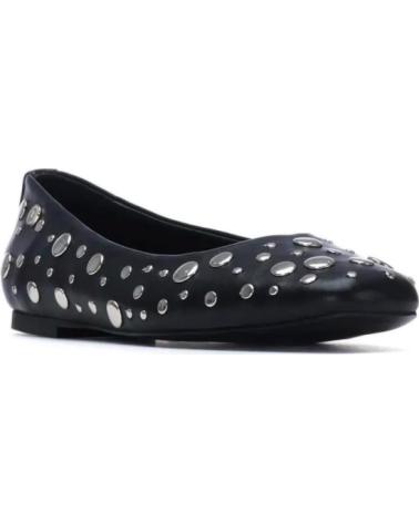 XTI SAPATILHAS XTI PRETAS FEMININAS COM TACHAS NEGRO