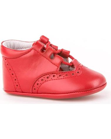 Bebé de Niña y Niño ANGELITOS ZAPATO PATUCO PIEL 256 ROJO