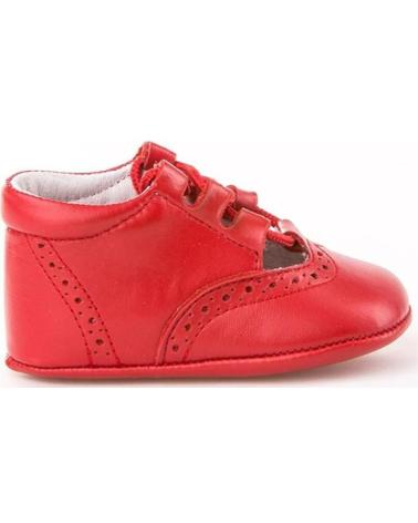 Bebé de Niña y Niño ANGELITOS ZAPATO PATUCO PIEL 256 ROJO