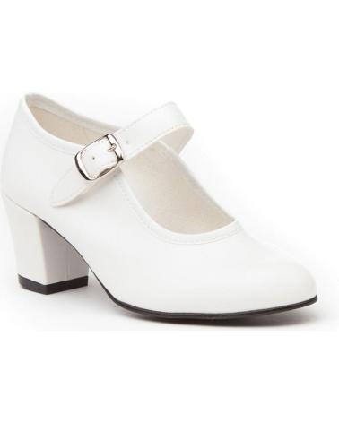Shuhe ferse für Damen und Mädchen ANGELITOS ZAPATO FLAMENCA 302 BLANCO