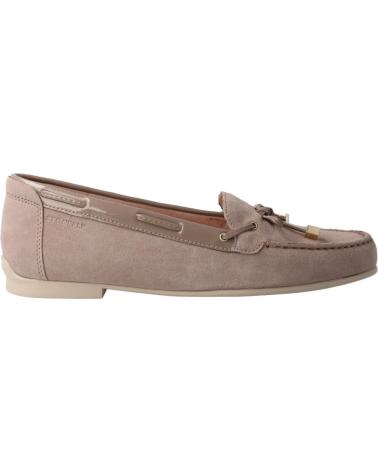 Woman Moccasins STONEFLY MOCASIN LAZO  TAUPE BROWN