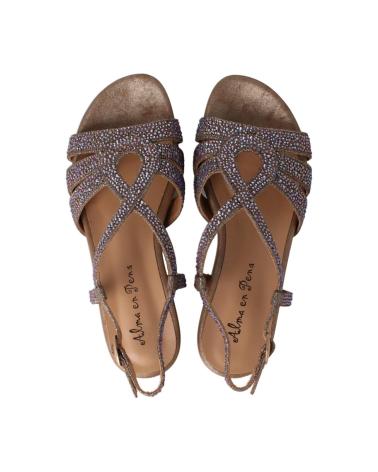 Sandalias de Mujer ALMA EN PENA SANDALIA PEDRERIA BRONCE