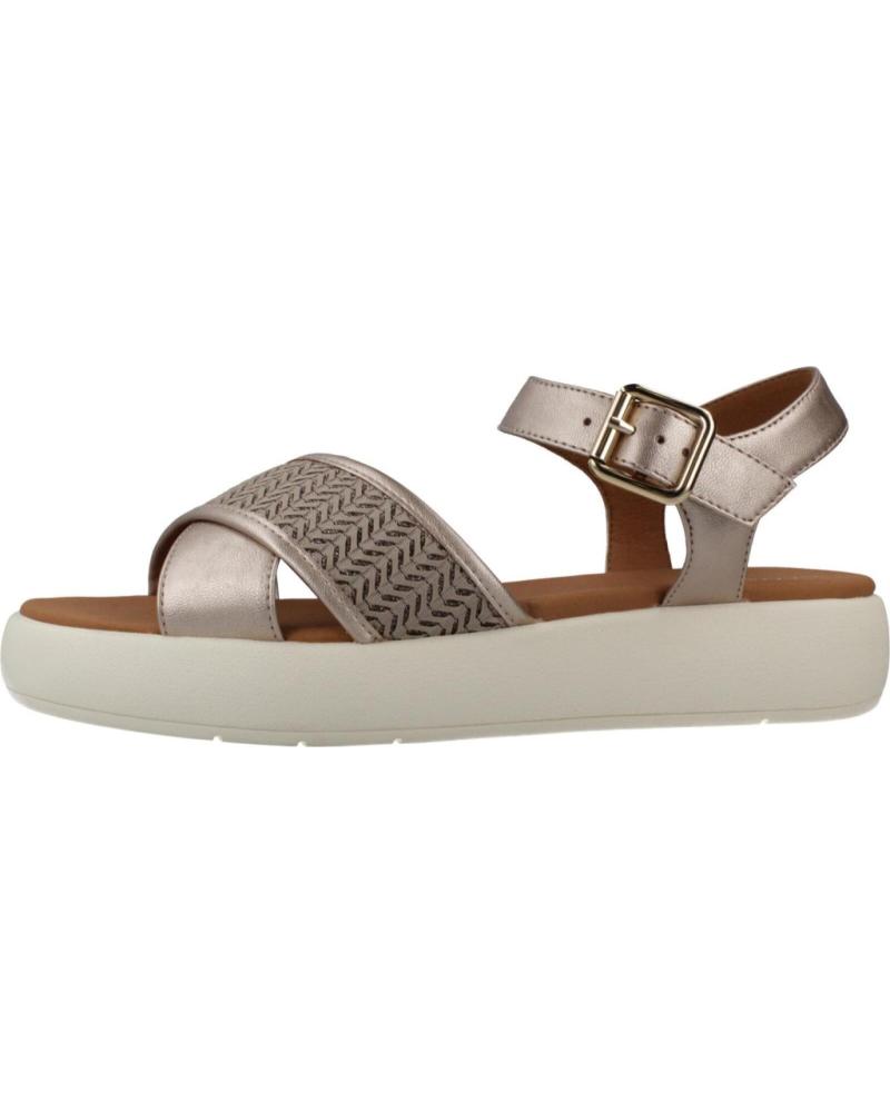 GEOX SANDALIAS D550NF CON TIRAS CRUZADAS Y PLATAFORMA CHAMPAN