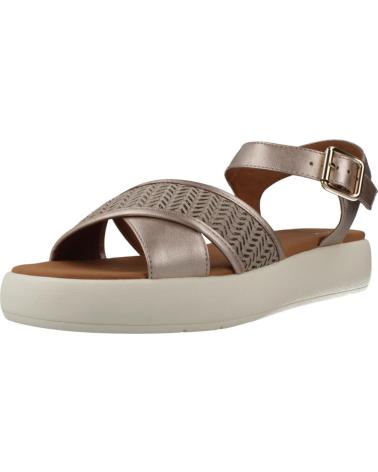 GEOX SANDALIAS D550NF CON TIRAS CRUZADAS Y PLATAFORMA CHAMPAN