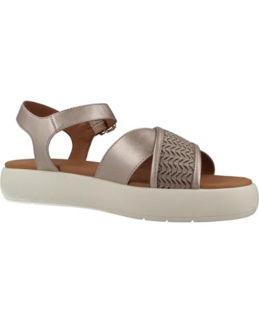 GEOX SANDALIAS D550NF CON TIRAS CRUZADAS Y PLATAFORMA CHAMPAN