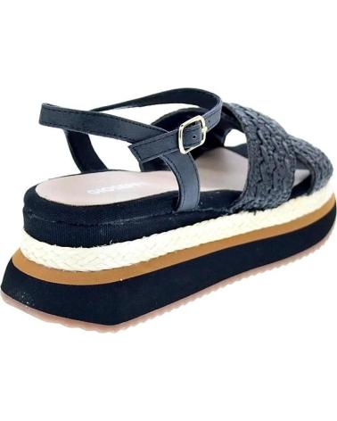 GIOSEPPO SANDALIAS TRAVELIN GIOSEPPO CON PLATAFORMA Y TIRAS CRUZADAS NEGRO