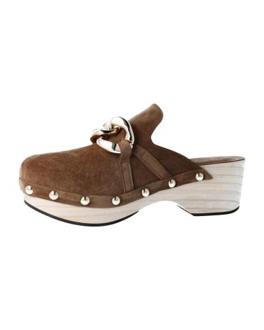 Zuecos de Mujer ALPE ZUECO ADORNO CUERO