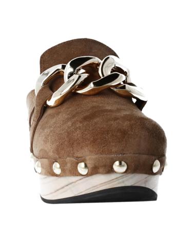 Zuecos de Mujer ALPE ZUECO ADORNO CUERO