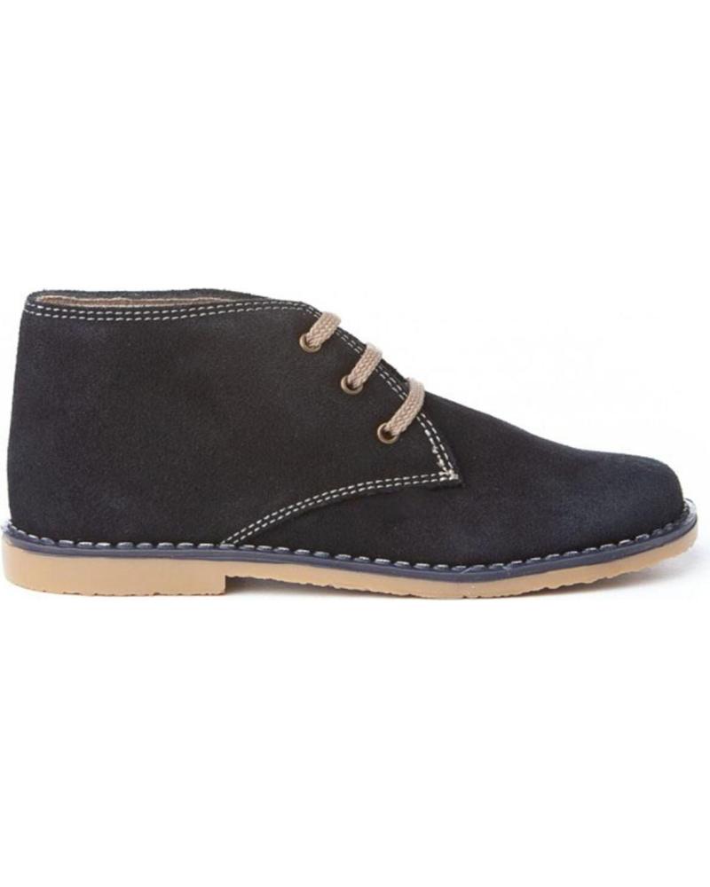girl and boy Mid boots ANGELITOS BOTIN PIEL 403 MARINO