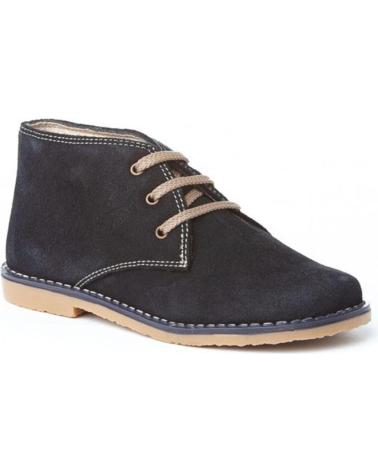 girl and boy Mid boots ANGELITOS BOTIN PIEL 403 MARINO