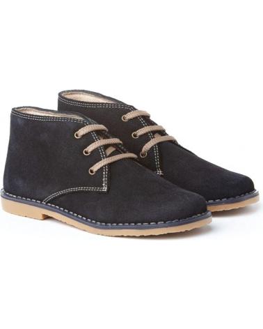 girl and boy Mid boots ANGELITOS BOTIN PIEL 403 MARINO