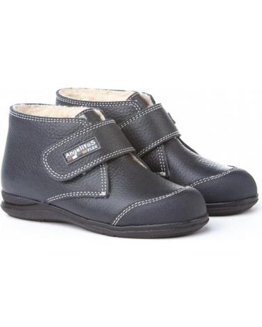 girl and boy Mid boots ANGELITOS PISAKAKA PIEL 410 MARINO