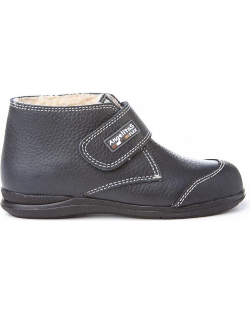 girl and boy Mid boots ANGELITOS PISAKAKA PIEL 410 MARINO