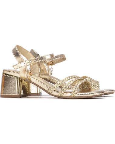 XTI SANDALIAS DE TACON MUJER 145439 ORO DORADO