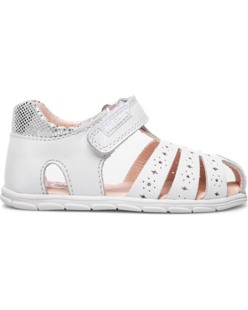 PABLOSKY SANDALIAS BAREFOOT NINA 067000 BLANCO