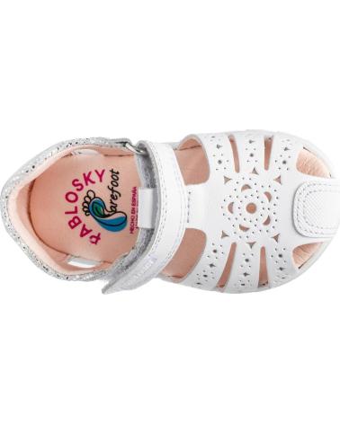 PABLOSKY SANDALIAS BAREFOOT NINA 067000 BLANCO