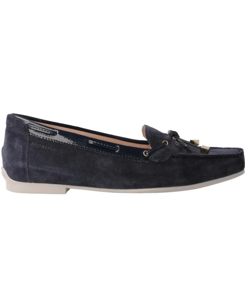 Mocasines De Mujer STONEFLY MOCASIN LAZO OCEAN BLUE