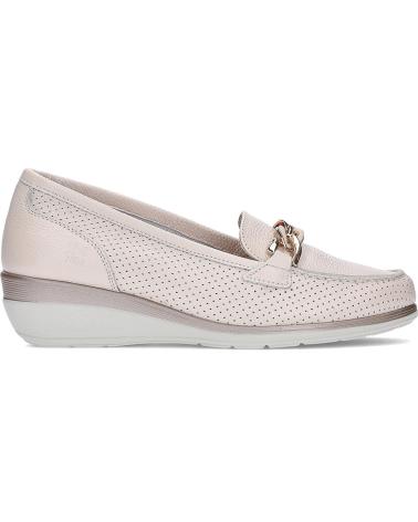 24 HORAS MOCASSINS BAREFOOT 26711 COM DETALHE DE CORRENTE BEIGE
