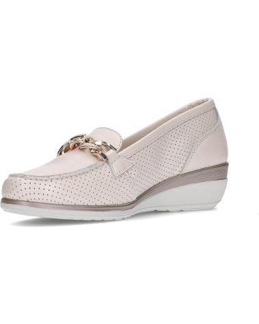 24 HORAS MOCASSINS BAREFOOT 26711 COM DETALHE DE CORRENTE BEIGE