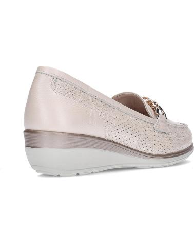 24 HORAS MOCASSINS BAREFOOT 26711 COM DETALHE DE CORRENTE BEIGE