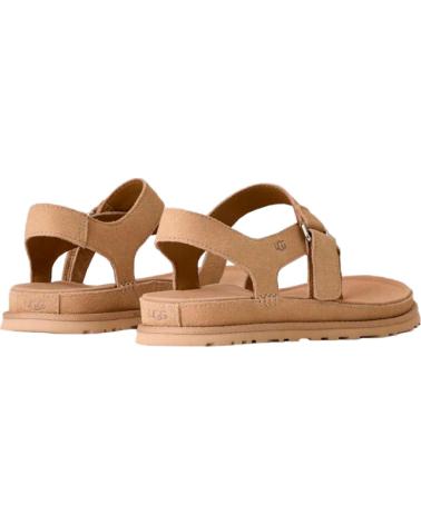 UGG SANDALIAS PLANAS MUJER W GOLDENGAZE TOE POST TAUPE MARRóN