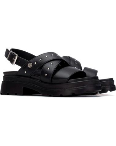 REFRESH SANDALIAS REFRESH 175156 CON TIRAS CRUZADAS Y TACHUELAS NEGRO