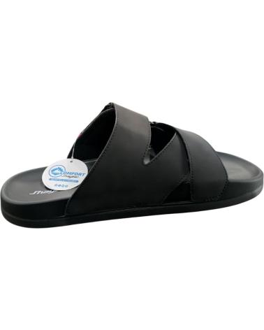 JHAYBER SANDALIA BASEL COMFORT 200 CON CIERRE AJUSTABLE NEGRO