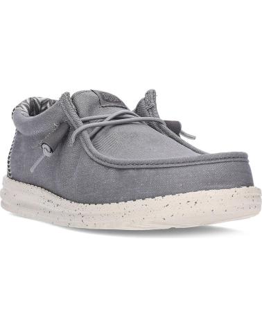 HEY DUDE ZAPATOS ZAPATOS HOMBRE MOCASINES MODELO WALLY STRETCH COLOR GRIS