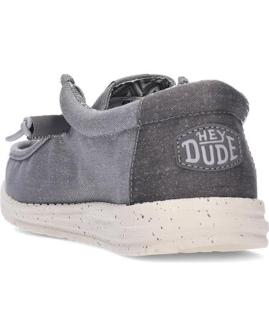HEY DUDE ZAPATOS ZAPATOS HOMBRE MOCASINES MODELO WALLY STRETCH COLOR GRIS