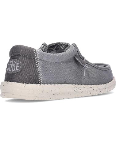 HEY DUDE ZAPATOS ZAPATOS HOMBRE MOCASINES MODELO WALLY STRETCH COLOR GRIS