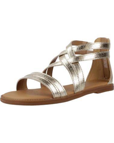 GEOX SANDALIAS MUJER MODELO J SANDAL KARLY COLOR ORO C2010
