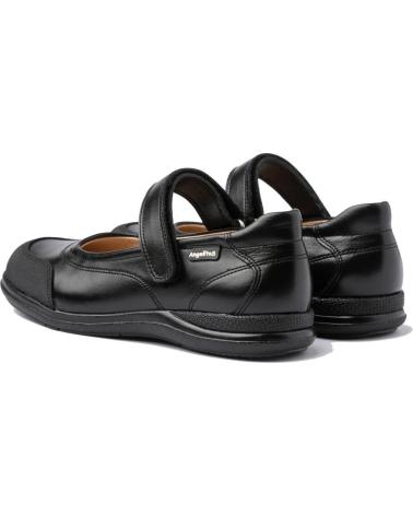 Schuhe für Mädchen ANGELITOS ESCOLAR PIEL 462 NEGRO