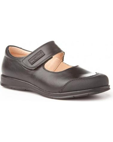 Schuhe für Mädchen ANGELITOS ESCOLAR PIEL 463 NEGRO